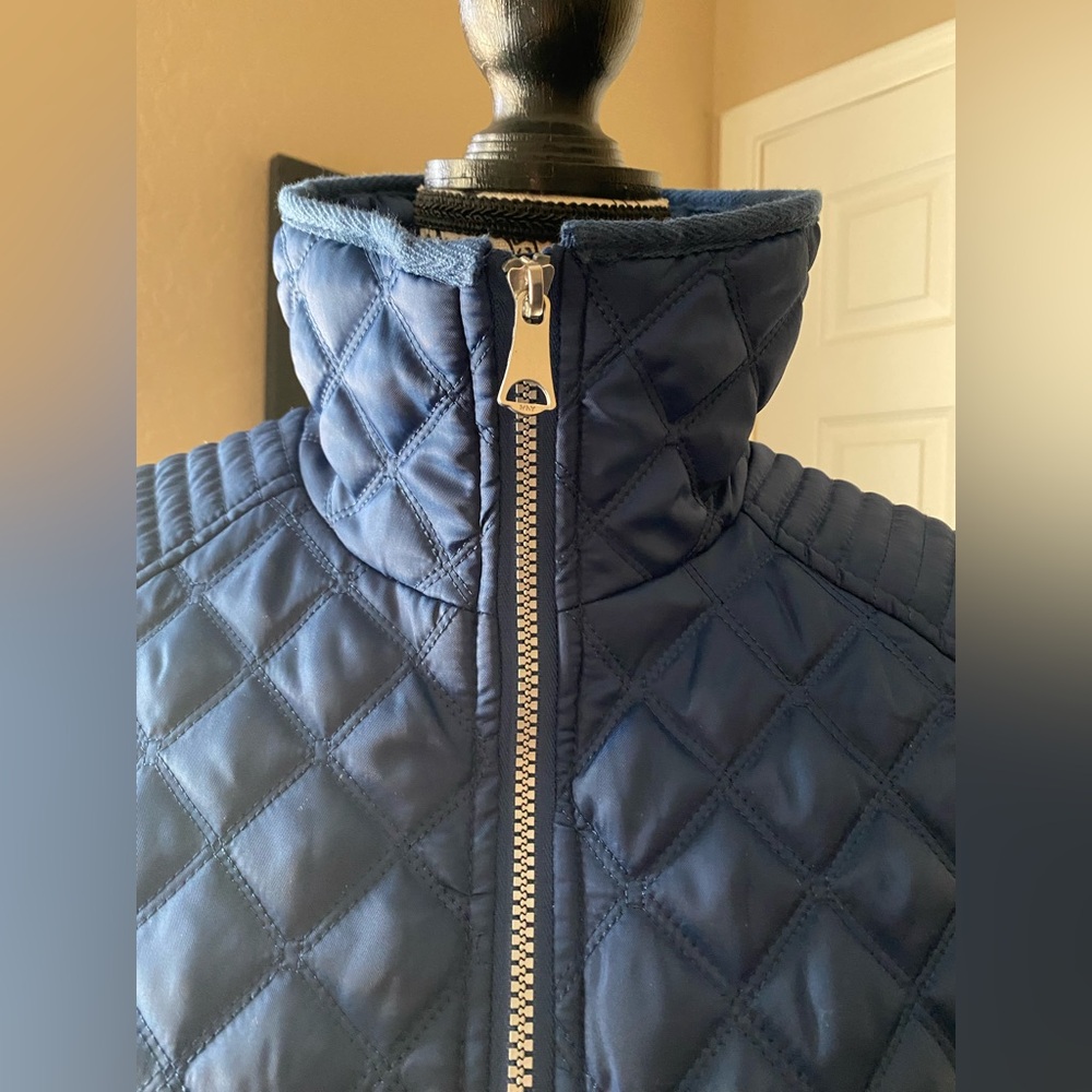 Marc New York Andrew Marc - Navy Blue Quilted Puffer Jacket - Sz Small - Picture 2 of 12